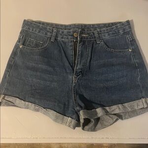 Mom jean shorts